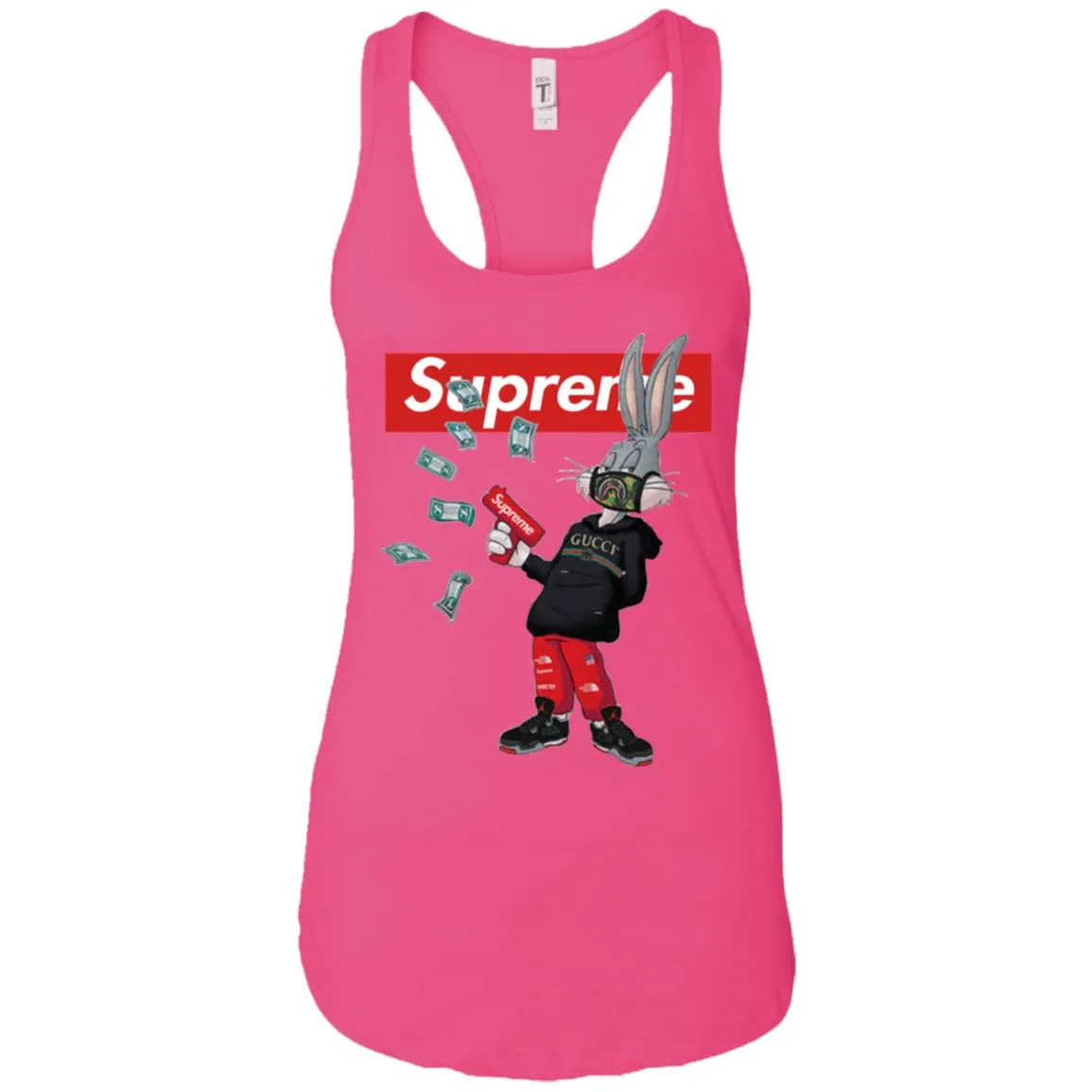Supreme Rabbit Gucci Gang T-shirt Women Tank Top
