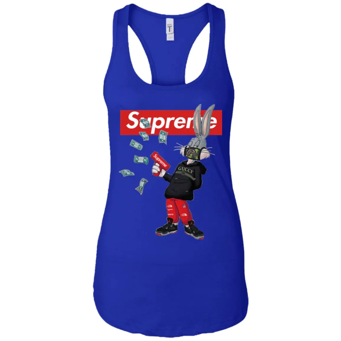 Supreme Rabbit Gucci Gang T-shirt Women Tank Top