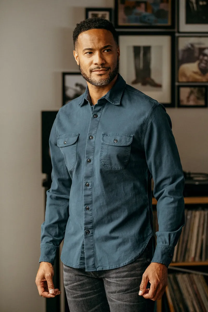 The Brace Stretch Oxford - Reactive Navy