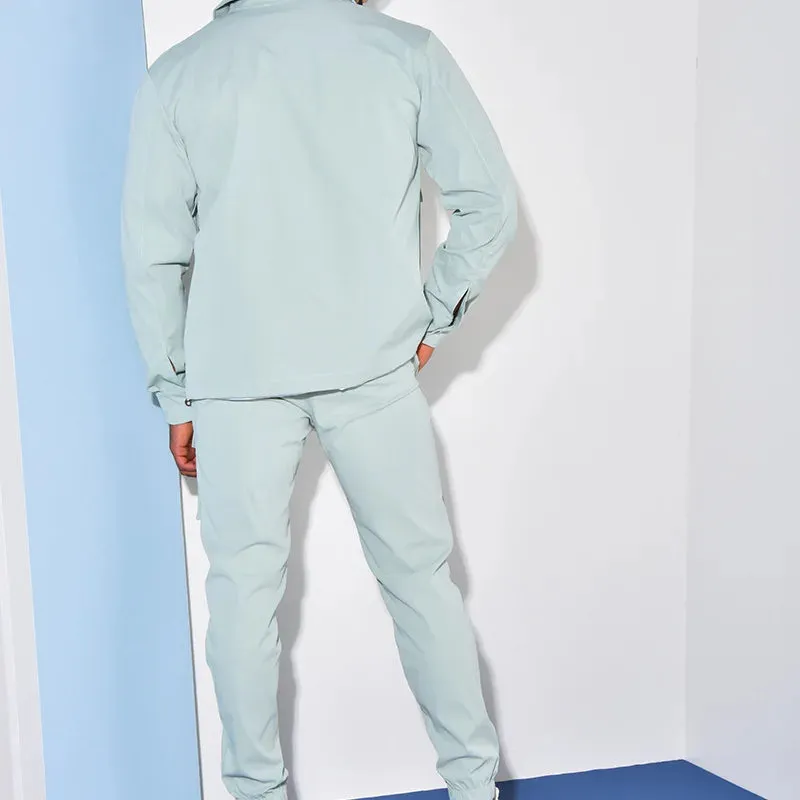 Tracksuits Sportswear for Men Cargo Casual Fashion Pockets Jackets and Pants Set Trend Men Clothes Slim Fit Men's Suit