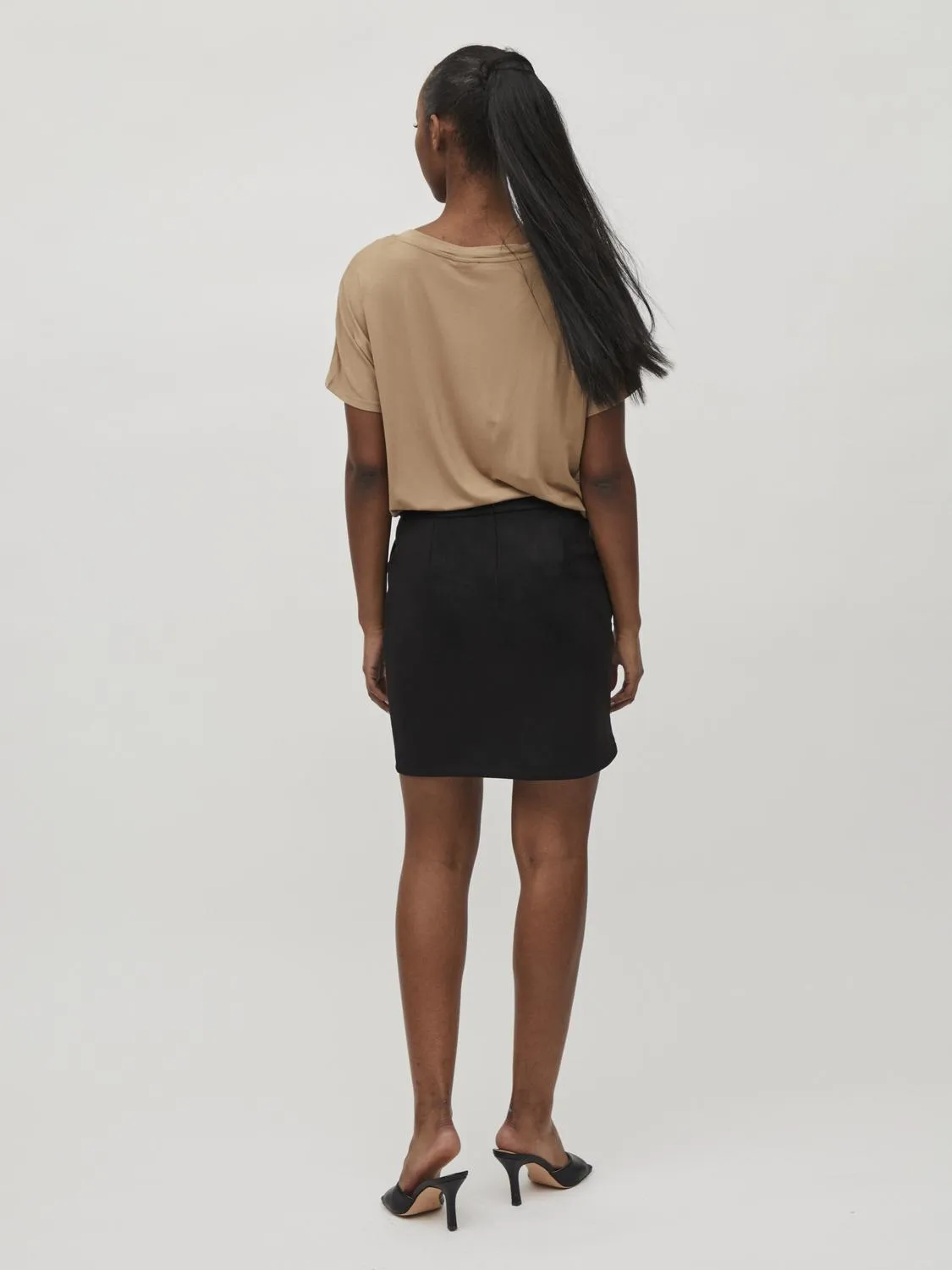 VIFADDYS Short Skirt - Black