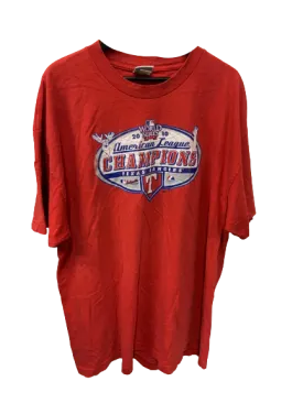 Vintage MLB Texas Rangers 2010 Red T-Shirt Large