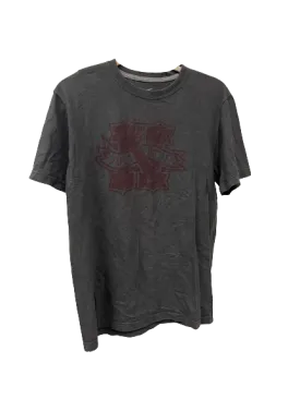 Vintage Nike Just Do It Dark Grey T-Shirt Medium