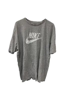 Vintage Nike Swoosh Logo Grey T-Shirt X-Large