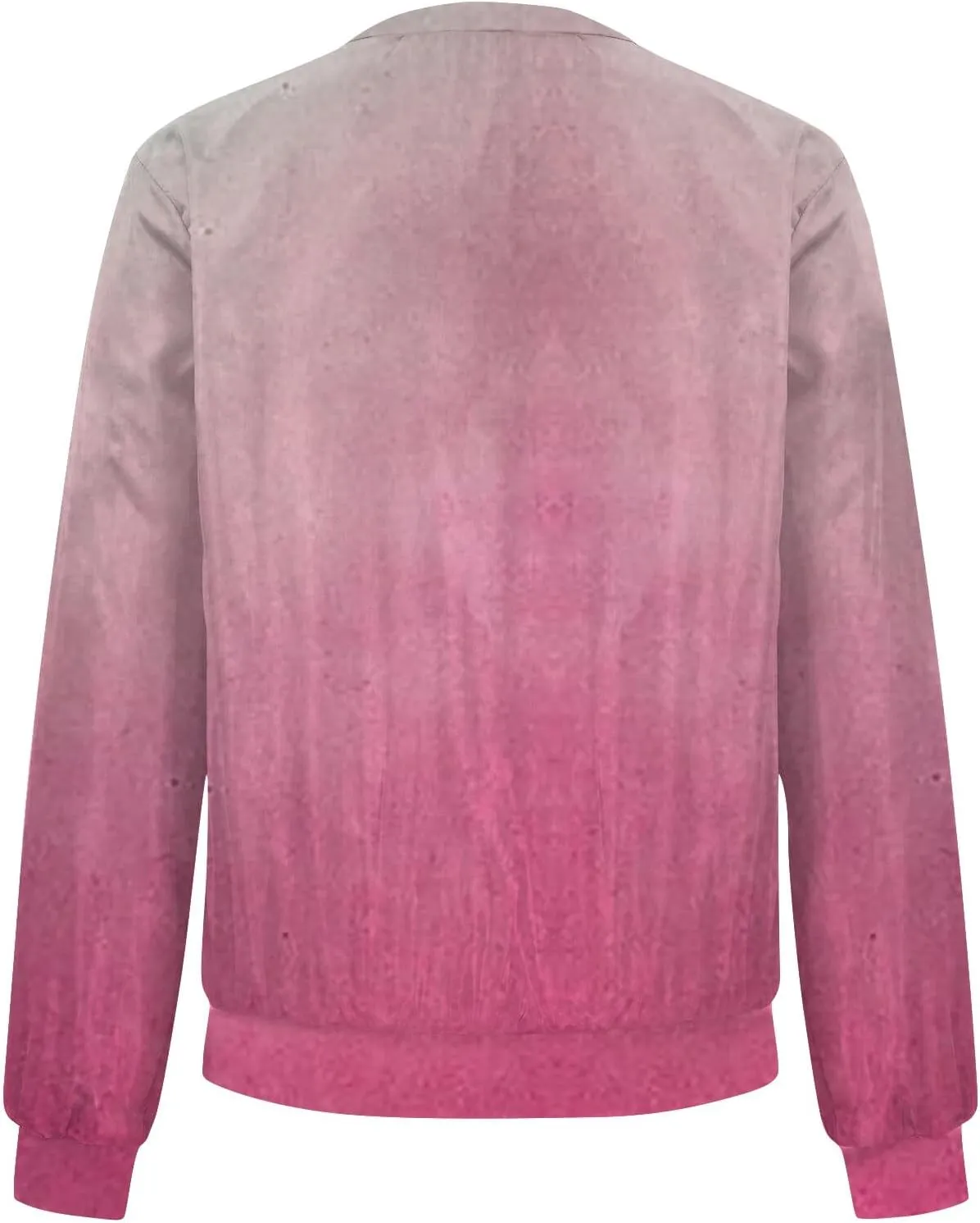 Women's Bomber Jacket Casual Coat Zip Up Outerwear Windbreaker with Pockets