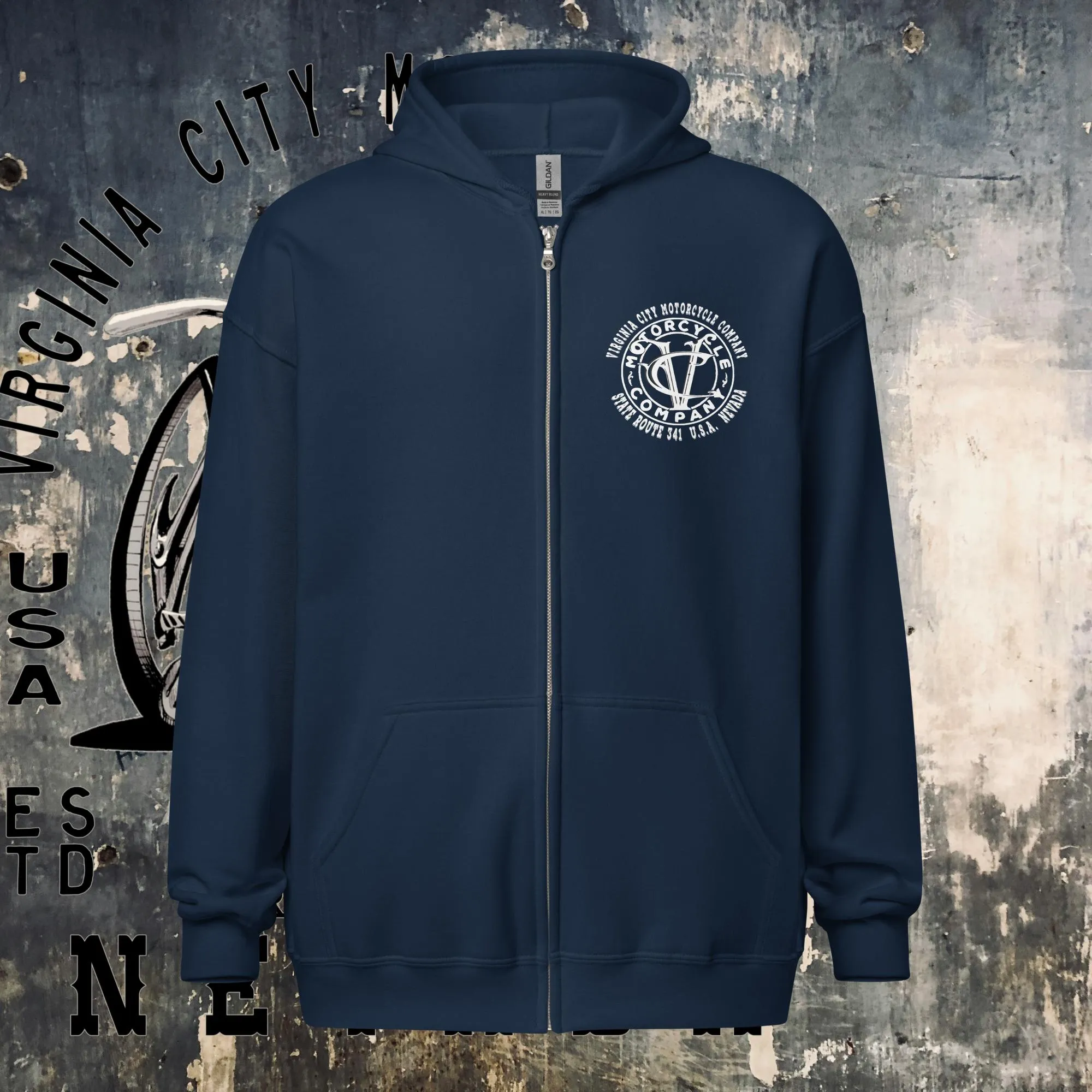 Women's heavyweight zip hoodie - I tell my evil where to fly