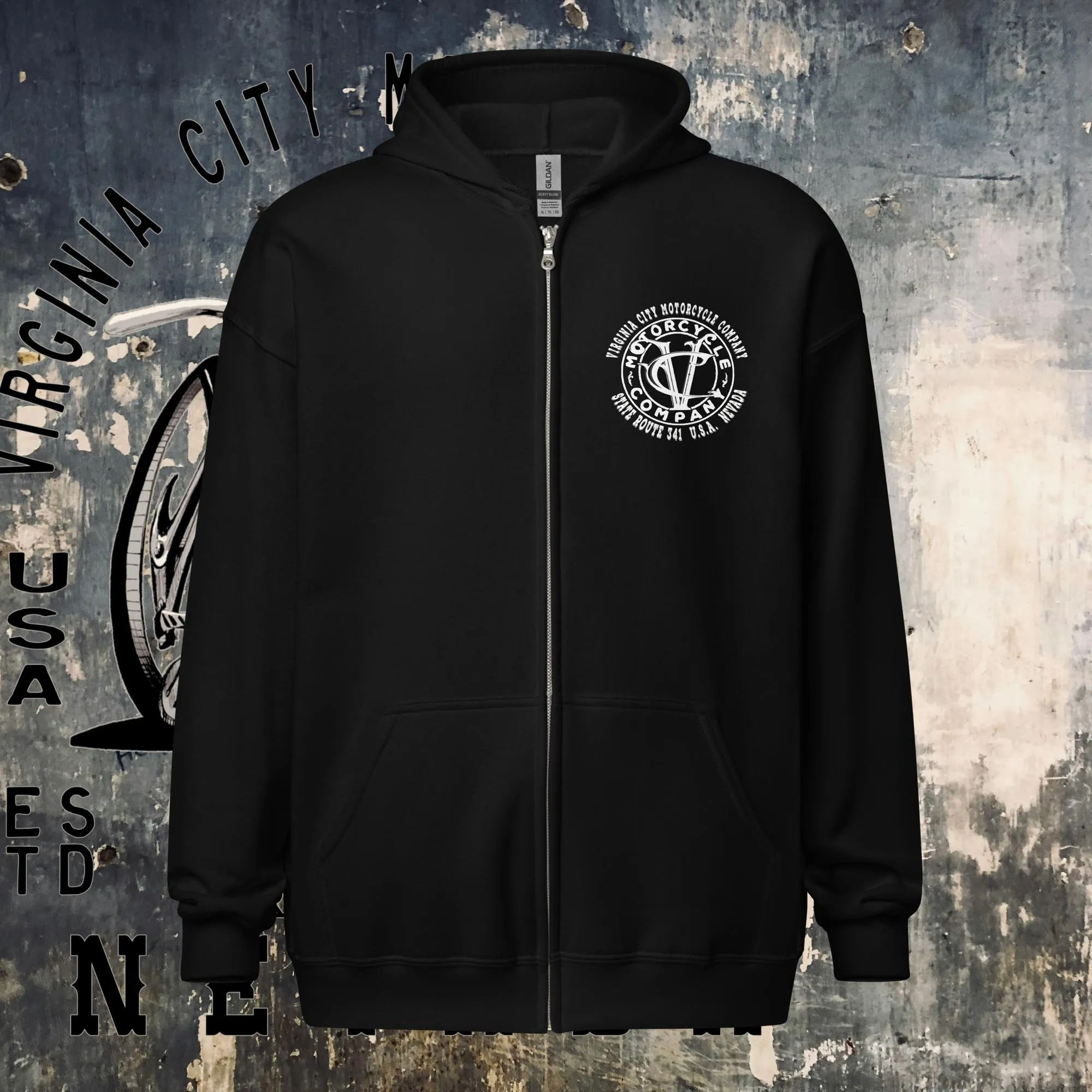 Women's heavyweight zip hoodie - I tell my evil where to fly