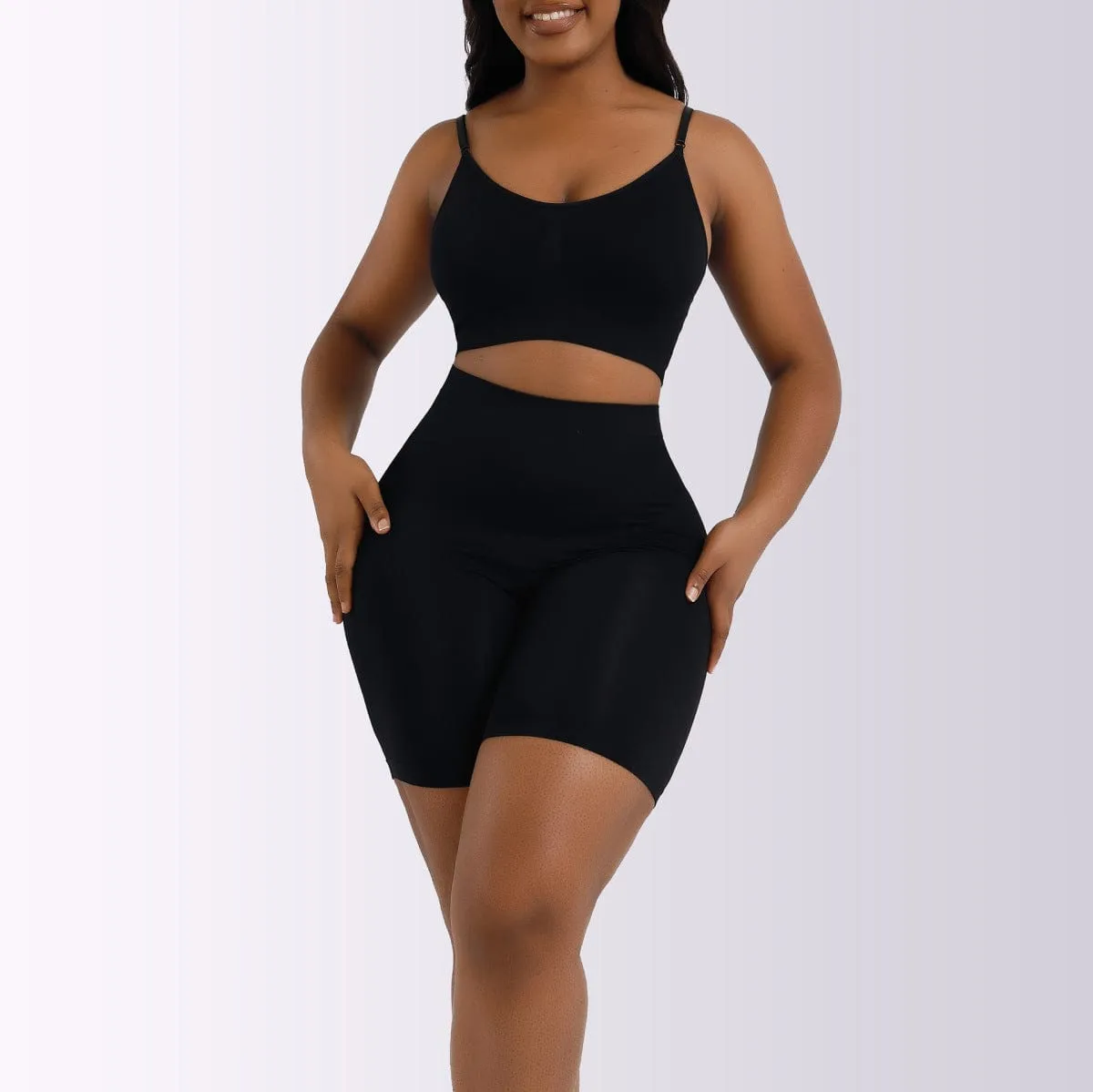 Women's Seamless Sports Bra & Shorts Set